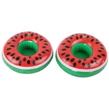 Imagem de Kit 10 Boias Porta Copo Melancia Piscina Água Bo41987