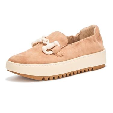 Imagem de Dolce Vita Mocassins femininos de camurça com palmilha acolchoada Andres, Caramelo, 39