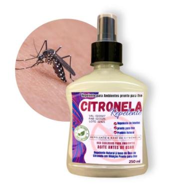 Imagem de Citronela Repelente - 1 Spray de 250 ml Pronto Uso para Ambientes - Re