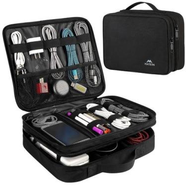 Imagem de Bolsa de armazenamento de viagem MATEIN Cable Organizer para eletrônic