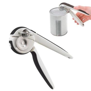 Imagem de Abridor de Latas Manual Multiuso Prático Inox Preto Chef'n