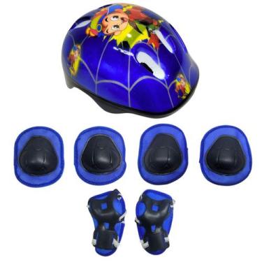 Imagem de Kit Proteção Infantil 7 Peças Desenho Azul - Zein