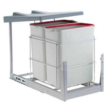 Imagem de Lixeira Dupla Deslizante 20l - 2072 Schmitt