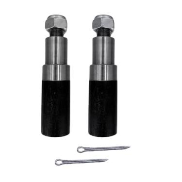 Imagem de Par de Pontas de Eixo Fina para Reboque - Peça de Alta Resistência para Carretinhas e Engates