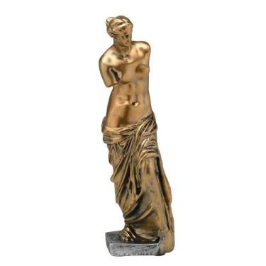 Imagem de Figura Decorativa Estatueta Vênus Milo Bronze 29 X 8 X 8 Cm - Mabruk
