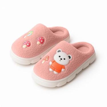 Imagem de Pantufa Infantil Unissex Pelúcida Leve Quente e Antiderrapante - Bogu 