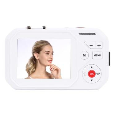 Imagem de Câmera Digital de Telas Duplas, Câmera de Vídeo Wi -Fi de 48MP HD AutoFocus Com Tela Colorida de 2,8 Polegadas, Zoom Digital 16x, Bateria Recarregável de 1000mAh para Crianças
