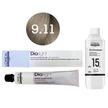 Imagem de Tonalizante Dia Light 9.11 Louro Muito Claro Cendré Profundo Milkshake