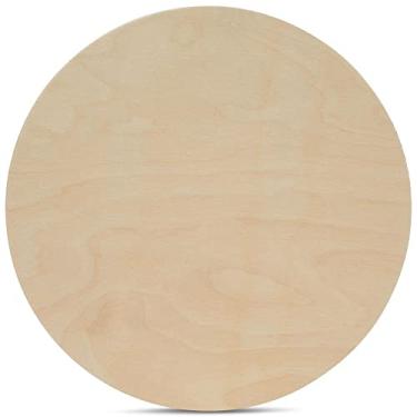 Imagem de Woodpeckers Círculos De Madeira 30", 1/2" Espessura, Discos Compensado Bétula, Pacote Com 1 Sem Acabamento Para Artesanato, Redondos Por