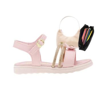 Imagem de Sandalia Infantil Feminina Escolar E Casual Tam 23-34 - Modelo Lacinho