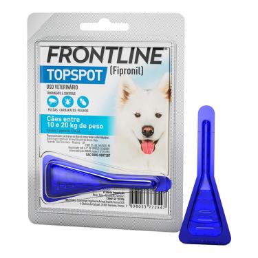 Imagem de Antipulgas e Carrapatos para Cães de 10 a 20 kg M - Frontline Top Spot