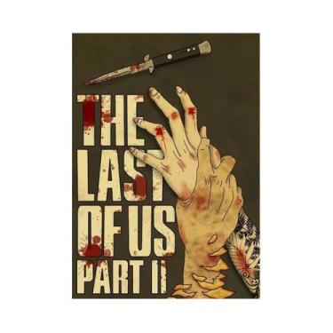 Imagem de Retro Vintage the Last of Us Parte 2 Poster HD Canvas Art Decoração De