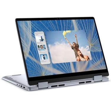 Imagem de Dell Notebook empresarial Latitude 7430 2 em 1 (tela sensível ao toque FHD de 14 polegadas, Intel 10-Core i7-1265U, 16 GB RAM, SSD de 512 GB, caneta ativa), retroiluminado, impressão digital, WRT de 3