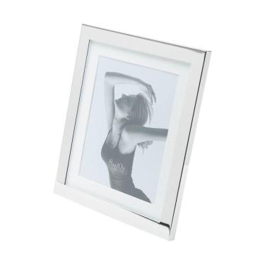 Imagem de Porta-retrato Aço Prateado 20x25cm 7922 Royal Decor