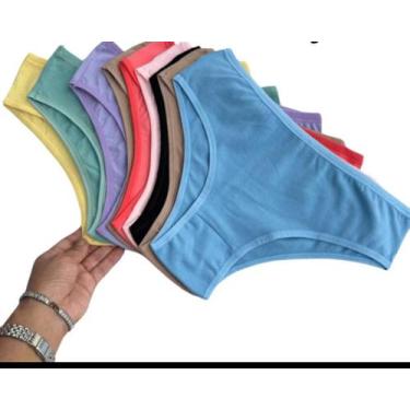 Imagem de KIT COM 10 Calcinhas MELU Algodão Confort - Freire Company, GG ( 44 -4