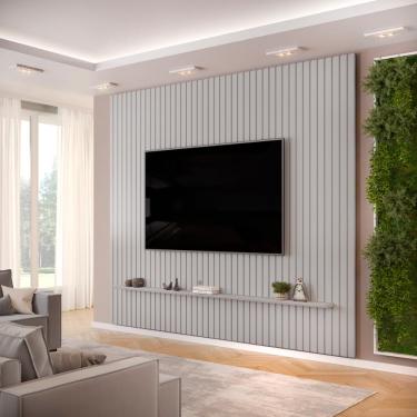 Imagem de Painel para TV até 75 Polegadas Ripado DJ Móveis Trento 275 Bali
