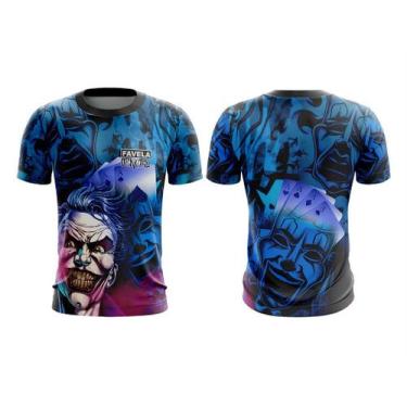 Imagem de Camisa Mandrake Quebrada Favela Joker Coringa - Ferracin, Azul, GG