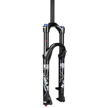 Imagem de NANLIO Suspensão de garfo de bicicleta X9 PRO 34 mm 26 69.8 cm 73.7 cm MTB Garfo de amortecimento de óleo e gás Bloqueio de controle manual 140/160 mm