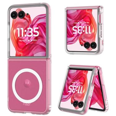 Imagem de DUEDUE Capa para Motorola Razr Plus 2025/2024, capa magnética para Moto Razr 50 Ultra 5G, capa protetora fina à prova de choque para Motorola Razr+ Plus 2025/2024/Razr 50 Ultra 5G 17.5 cm