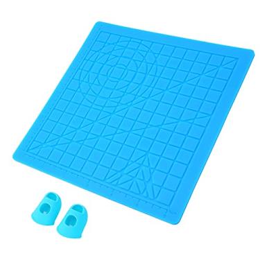 Imagem de Xixian Tapete de Impressão 3D, Bloco de Modelos de Silicone Flexível Com Régua Em Escala, Figuras, Círculos, Grades, Retângulo para a Placa de Desenho Gráficos de Caneta 3D, 2 Tampas