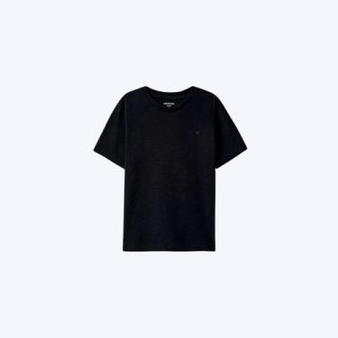 Imagem de Camiseta Manga Curta Preta Toddler Infantil Menino Hering Kids 5G3v1de