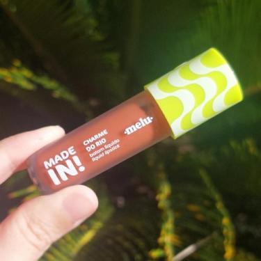 Imagem de Batom Liquido Lipstick Charme do Rio Melu 4ml - Ruby Rose, Copacabana