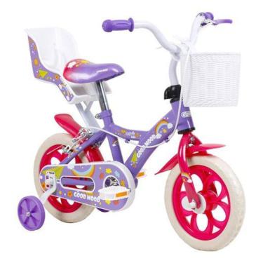 Imagem de Bicicleta Infantil Flower Aro 12 Good Mood Lilás