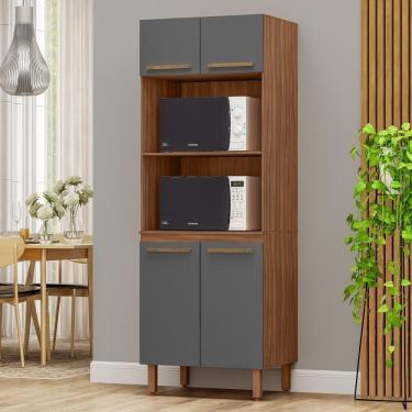 Imagem de Paneleiro Pop Torre Quente 70cm Com 4 Portas E 2 Nichos