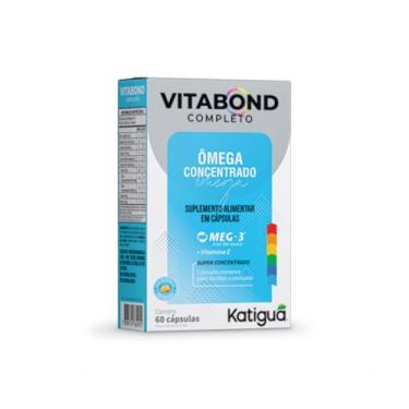 Imagem de Katiguá, Polivitamínico Vitabond, Ômega concetrado MEG-3, Com Vitamina E 100% de IDR, Super Concentrado, 60 Cápsulas rígidas • 60 doses