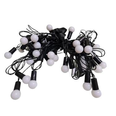 Imagem de Kit 2 Cordão Pisca Pisca Natal Com 40 Bolinhas Colorida Led