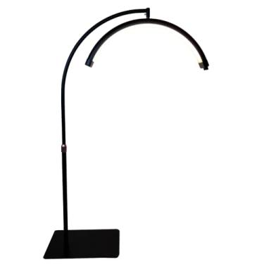 Imagem de Atlas View Luminária de piso LED para cílios, luz de esteticista, luz de tatuagem, lâmpada Pmu, lâmpada de lua facialista, iluminação para beleza, cuidados com a pele, cílios, sobrancelhas, filmagem e