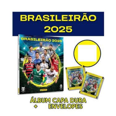 Imagem de Album De Figurinha Capa Dura Campeonato Brasileiro Brasileirão 2025, P
