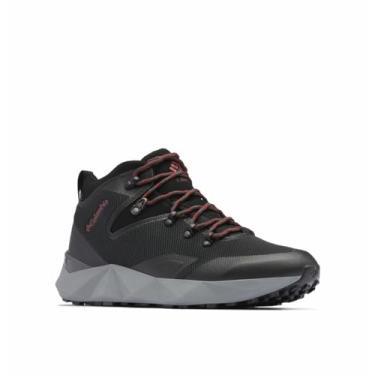 Imagem de Columbia Sapato de caminhada masculino Facet 60 Outdry, Jaspe preto/vermelho, 8.5