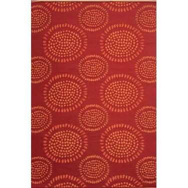 Imagem de Mad Mats Tapete Molly Red, 20 x 25 cm – Reversível, plástico reciclado, resistente a UV