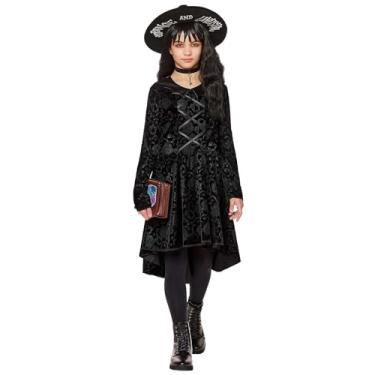 Imagem de Spirit Halloween Beetlejuice Kids Lydia Deetz Gothic Costume | Officially Licensed | Lydia Deetz Outfit- LG