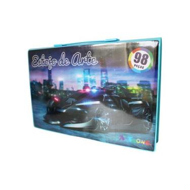 Imagem de Kit Infantil Estojo Maleta De Pintura 98 Peças Para Meninos - Artzone,