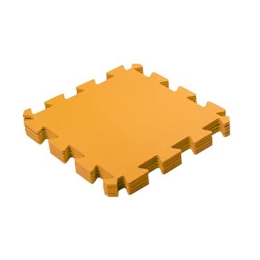 Imagem de Tapete de EVA Infantil Colorido, Placas de Tatame Encaixáveis, 04 Peças, Multicolorido (Laranja)