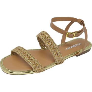 Imagem de Sandália Feminina Rasteira Conforto Casual Moderna Moleca