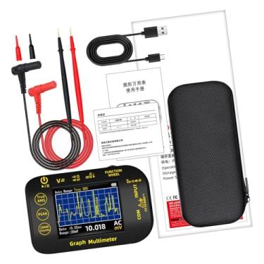 Imagem de MERIGLARE Multímetro digital inteligente, medidor de corrente, testador portátil preciso, voltímetro CC para engenheiros de carros elétricos domésticos, Exibição Gráfica