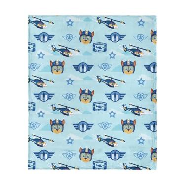 Imagem de Nickelodeon Patrulha Canina oficialmente licenciado Chase Rescue cobertor de seda ultramacio ao toque, leve, 152 x 203 cm