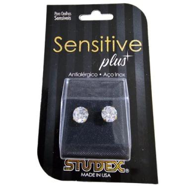 Imagem de Brinco Studex Sensitive Plus Zircônia 7mm Dourado SP747Y, Gp tiffany 7