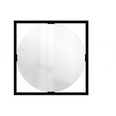 Imagem de Espelho Decorativo Float Preto 53Cm Redondo