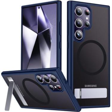 Imagem de Capa magnética SPIDERCASE para Samsung Galaxy S24 Ultra Blue