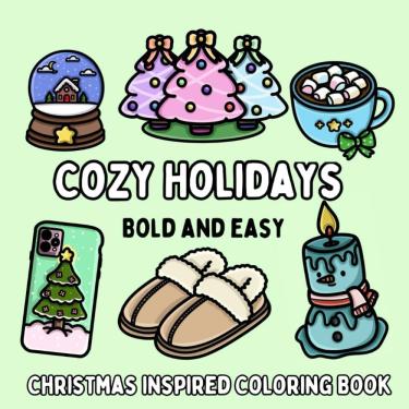 Imagem de Livro de colorir Cozy Holidays Christma publicado de forma independente