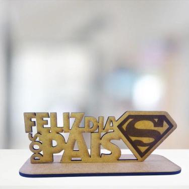 Imagem de Dia dos Pais - Lembrancinha em MDF Cru - 3mm - no-brand, 50 unidades