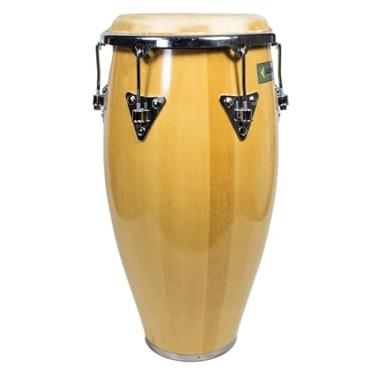 Imagem de Conga Bravo M 12½ Madeira Natural Verniz Ferragem Crom Pele Fiber Control 06 Afin - Latina - Luen
