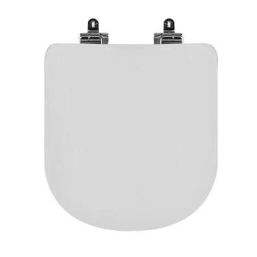 Imagem de Assento Sanitário Poliéster Para Louça Life/Vogue Plus (Celite/Deca) Slow Close Croma Sedile Cinza Real