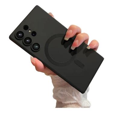 Imagem de Capa Para Samsung Magsafe Com Proteção Câmer Preto S22 Ultra