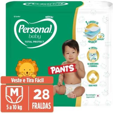 Imagem de Fralda Descartável Personal Pants Baby Total Protect M 28 Unidades
