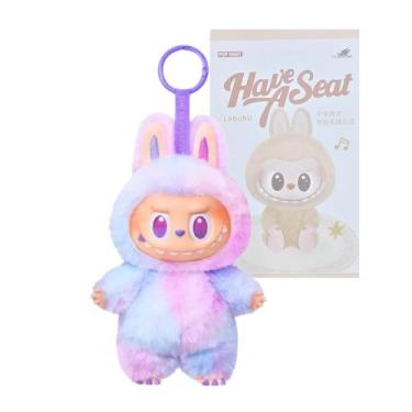 Imagem de Pelúcia LABUBU Chaveiro Boneco 19cm Surpresa 3V The Monsters Colecioná